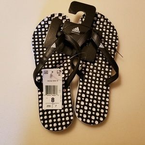 Brand new women adidas size 8 flip flops